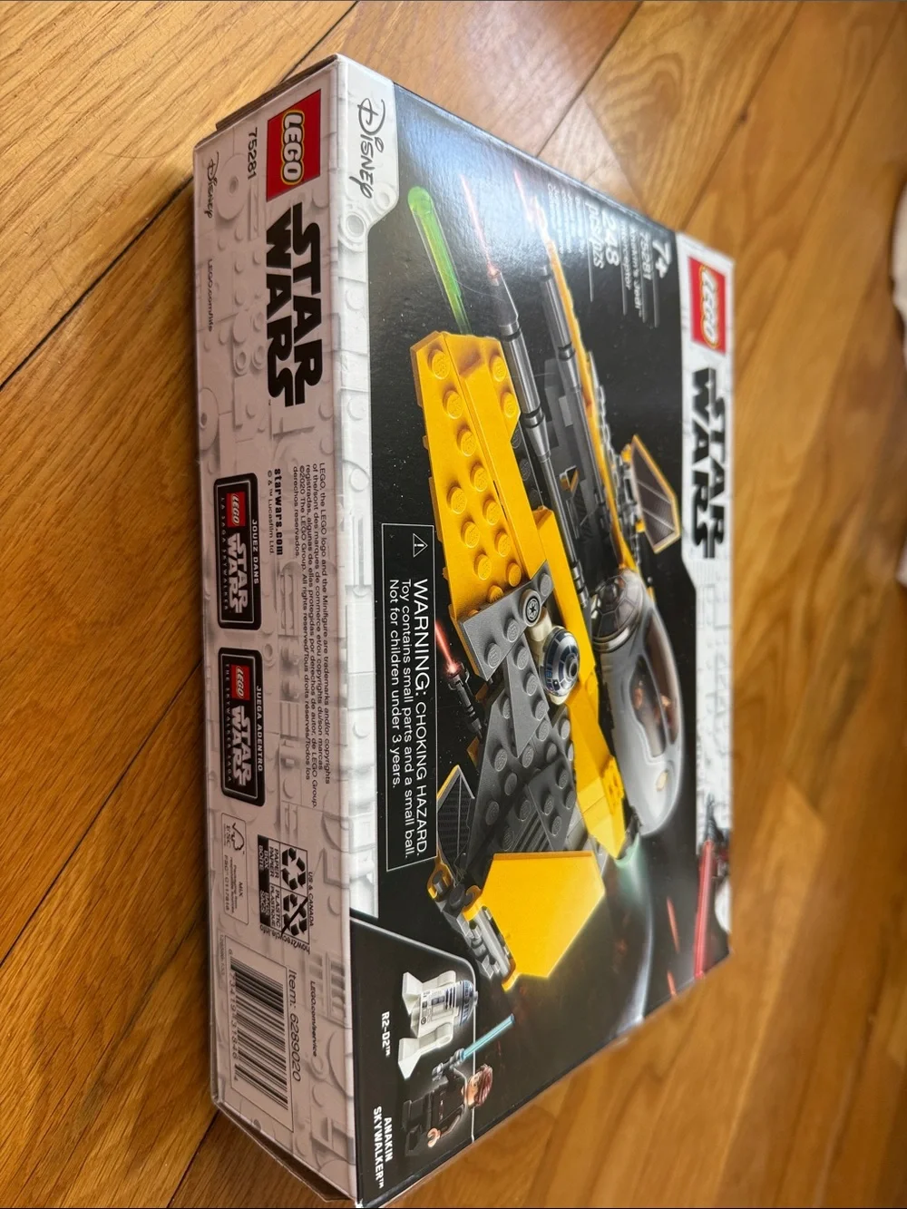 LEGO Yellow and Gray Star Wars Anakin's Jedi Interceptor Set